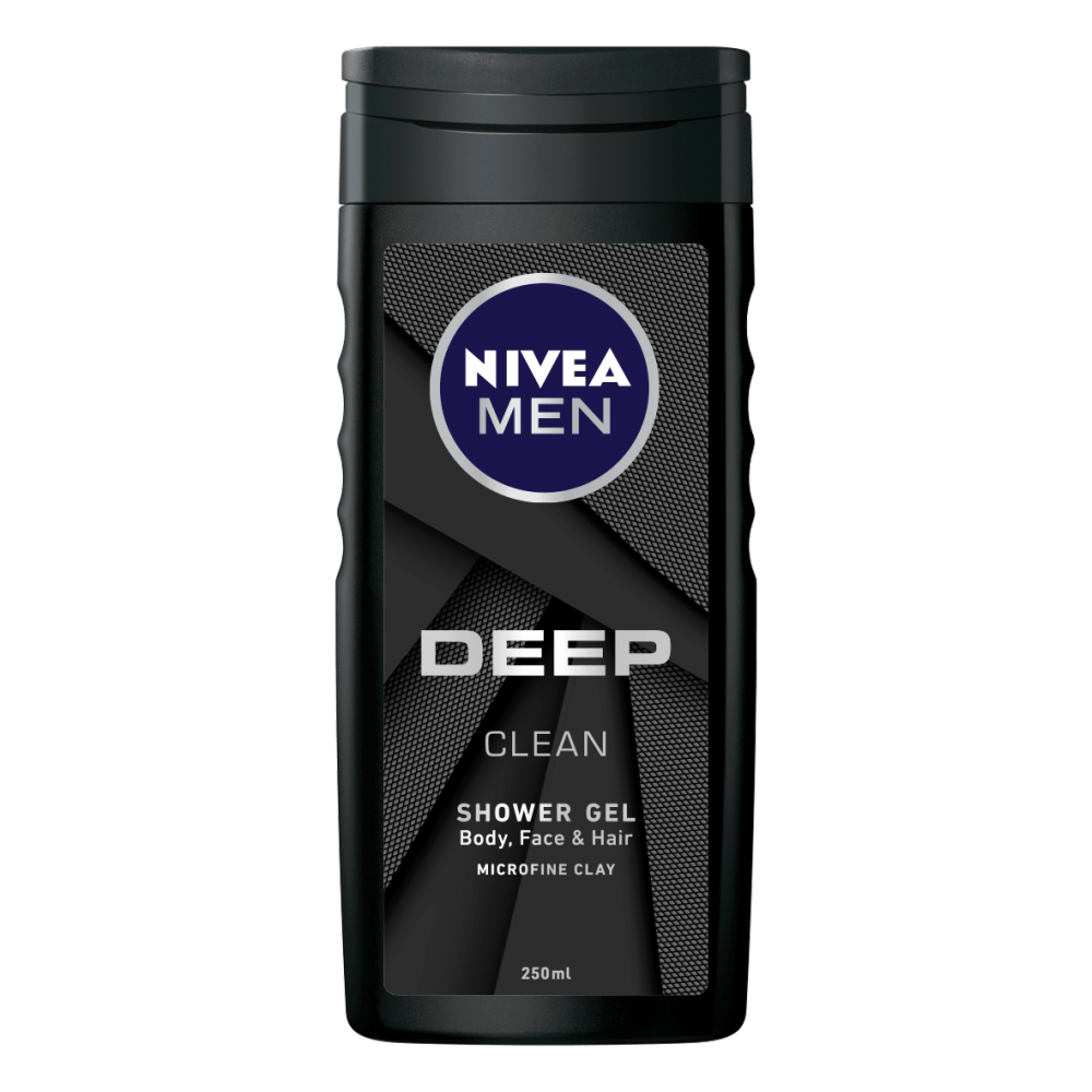 НИВЕА MEN DEEP CLEAN душ-гел за мъже 250 мл - Грижа за тялото