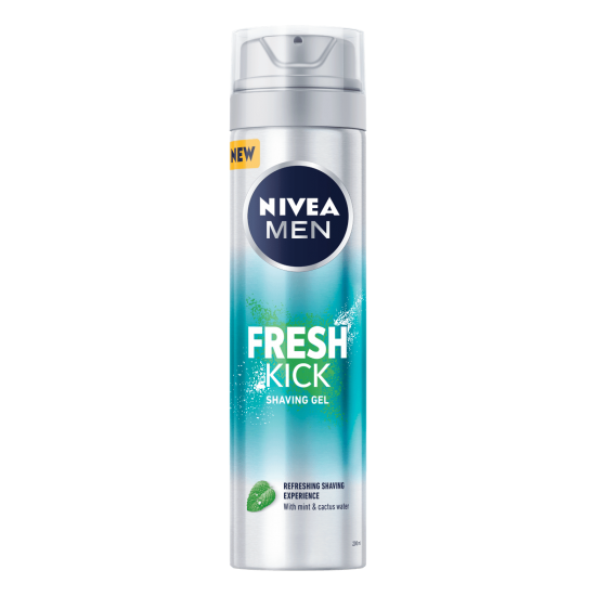 NIVEA MEN FRESH KICK гел за бръснене за мъже 200 мл