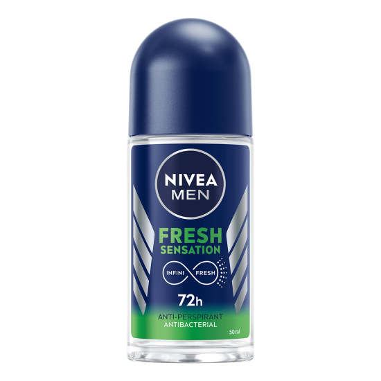 NIVEA MEN DEO FRESH SENSATION 72H део рол-он против изпотяване за мъже 50 мл