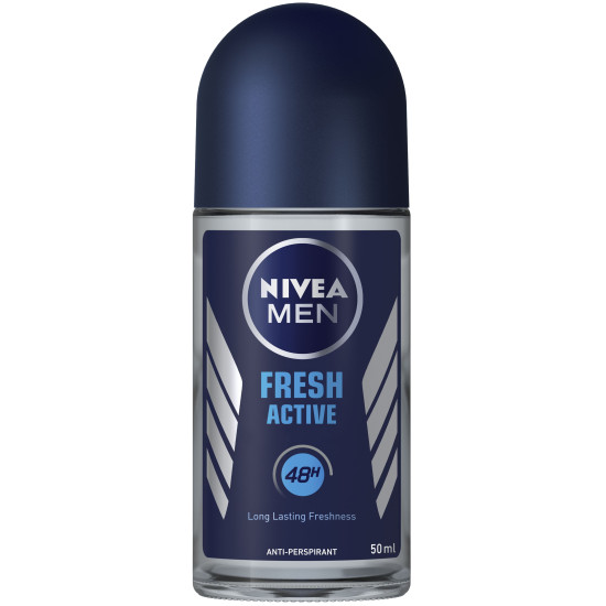 NIVEA MEN DEO FRESH ACTIVE 48H део рол-он против изпотяване за мъже 50 мл