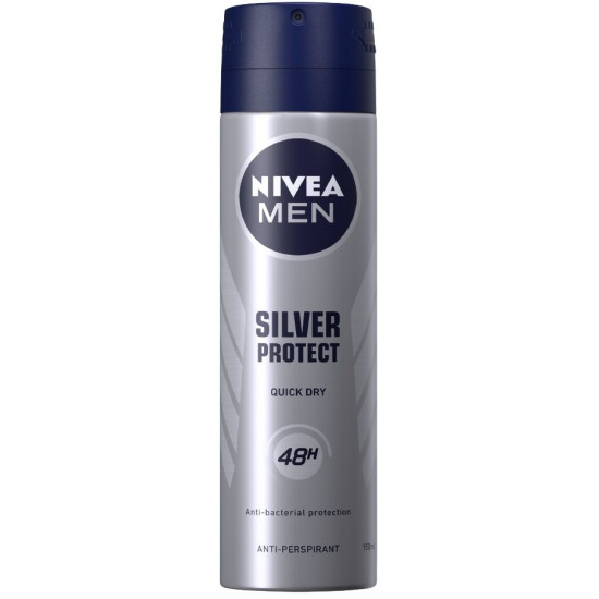 NIVEA MEN DEO SILVER PROTECT 48H део спрей против изпотяване за мъже 150 мл