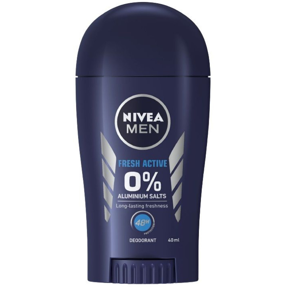НИВЕА MEN FRESH ACTIVЕ део стик против изпотване за мъже 40 мл - Грижа за тялото НИВЕА MEN FRESH ACTIVЕ део стик против изпотване за мъже 40 мл - Грижа за тялото