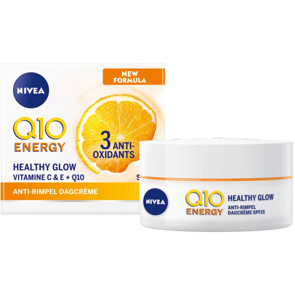 НИВЕА Q10 ENERGY SPF15 дневен крем 50 мл - Грижа за лицето НИВЕА Q10 ENERGY SPF15 дневен крем 50 мл - Грижа за лицето