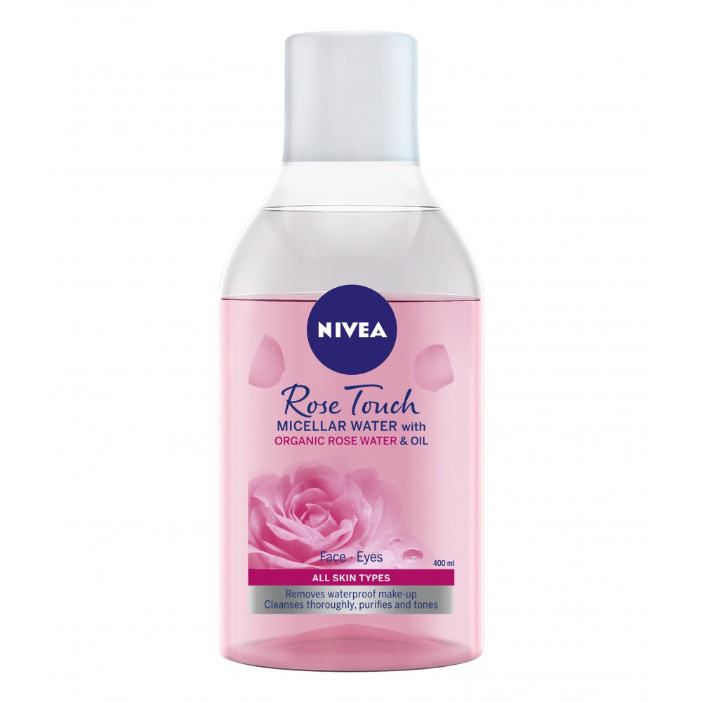 НИВЕА MICELLAIR ROSE мицеларна вода с розово масло 400 мл - Грижа за лицето
