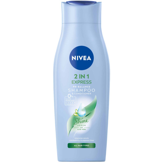 NIVEA EXPRESS 2в1 шампоан-балсам с алое вера 400 мл