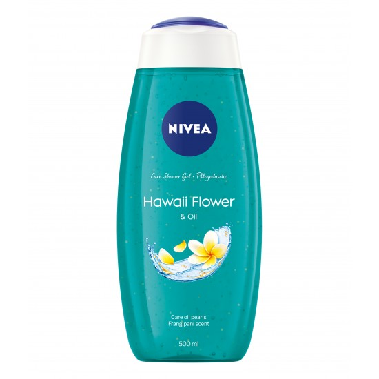 НИВЕА HAWAII FLOWER & OIL душ гел за тяло с аромат на хавайско цвете и масло 500 мл