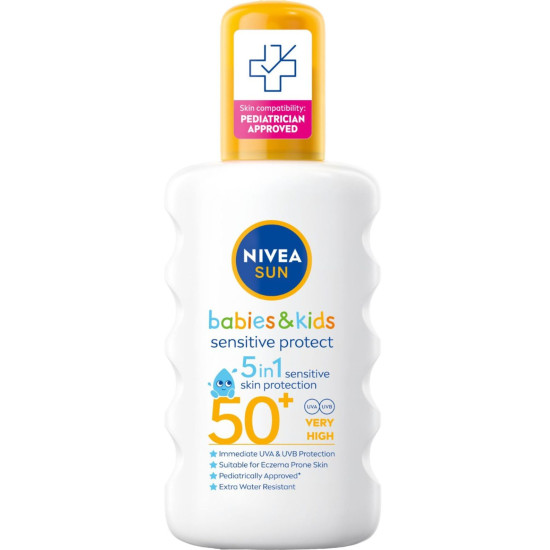 НИВЕА SUN BABIES & KIDS SPF50+ слънцезащитен спрей за деца 200 мл