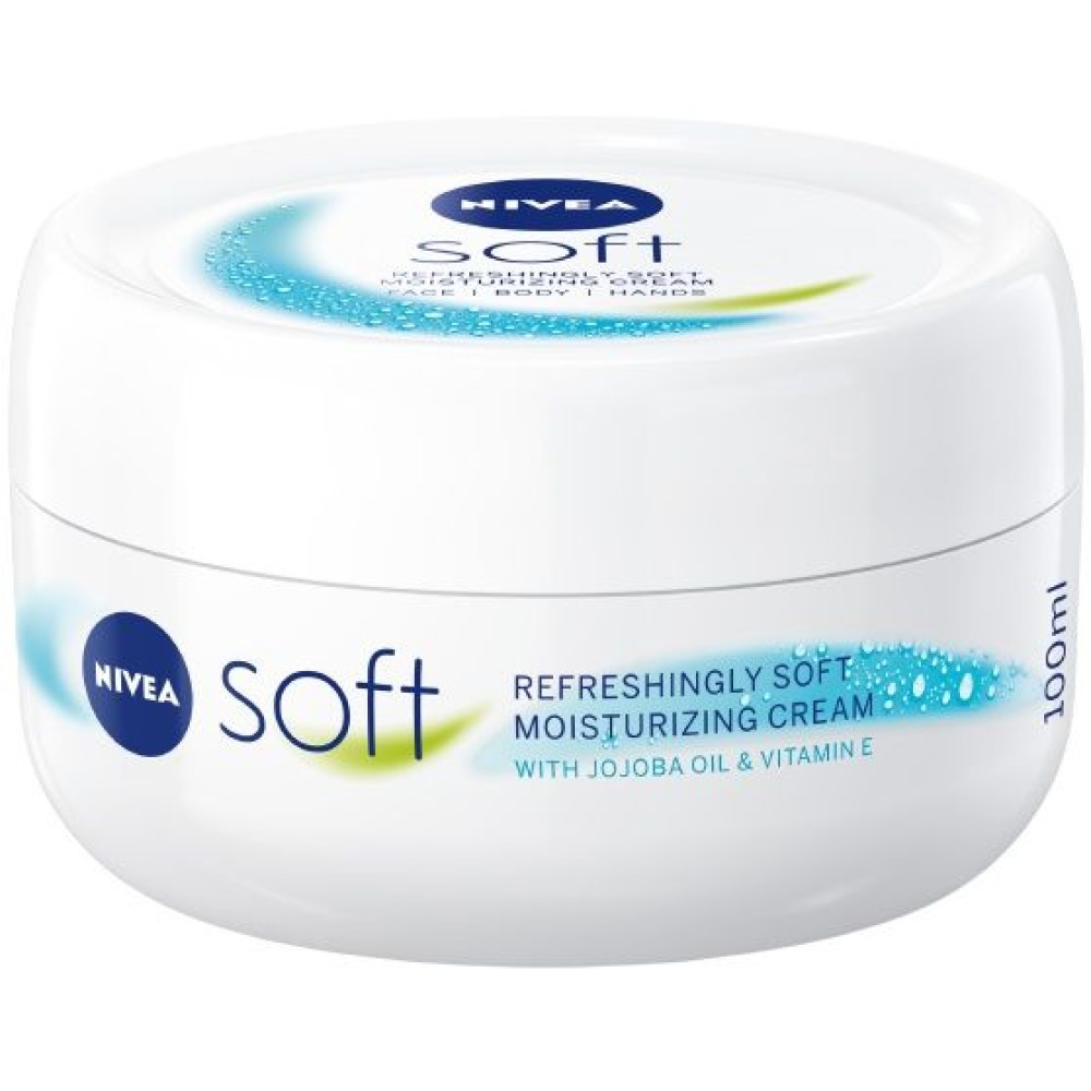 Nivea Soft хидратиращ крем за ежедневна употреба 100мл - Кремове за лице Nivea Soft хидратиращ крем за ежедневна употреба 100мл - Кремове за лице