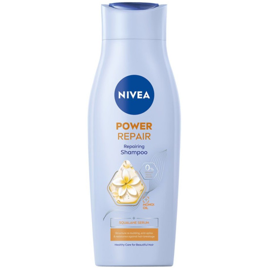 NIVEA HAIR POWER REPAIR възстановяващ шампоан с масло от Моной за сияйна коса 400 мл