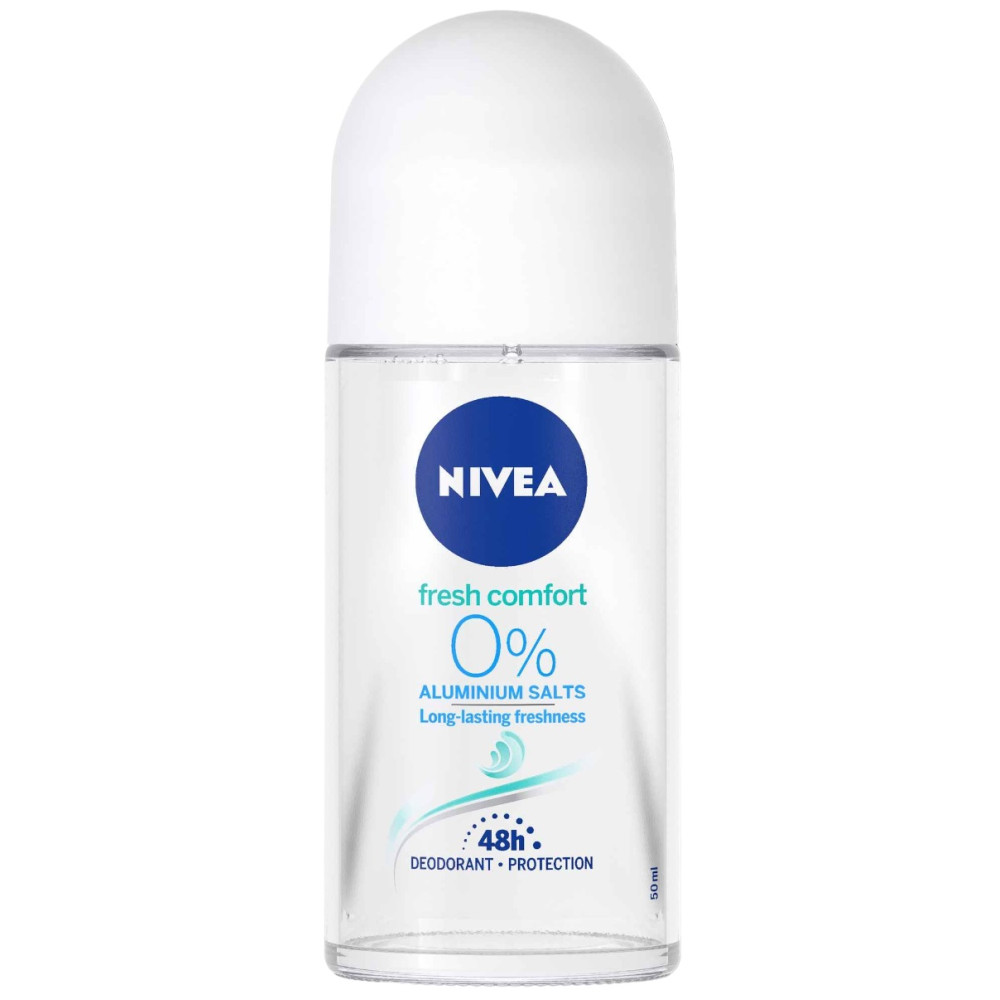 НИВЕА FRESH COMFORT 48H рол-он против изпотяване 50 мл - Грижа за тялото НИВЕА FRESH COMFORT 48H рол-он против изпотяване 50 мл - Грижа за тялото