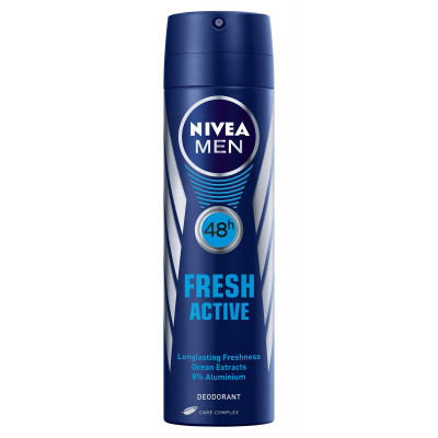 НИВЕА MEN DEO FRESH ACTIVE 48H део спрей против изпотяване за мъже 150 мл