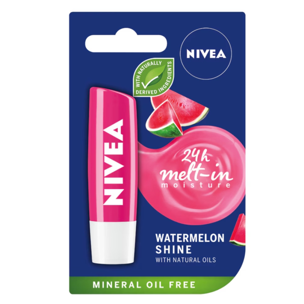 Nivea Watermelon Shine Балсам за устни диня 4,8гр -