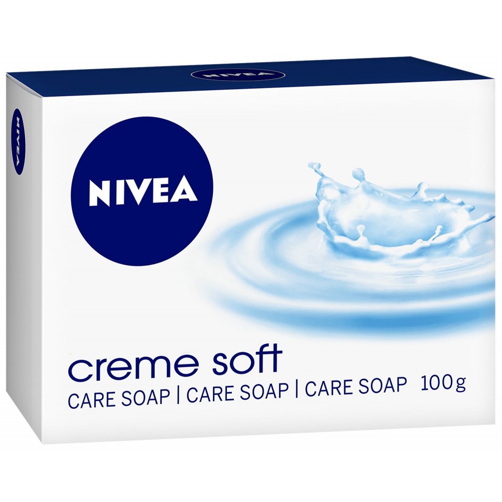 НИВЕА CREME SOFT подхранващ крем сапун за тяло 100 гр - Грижа за лицето и тялото
