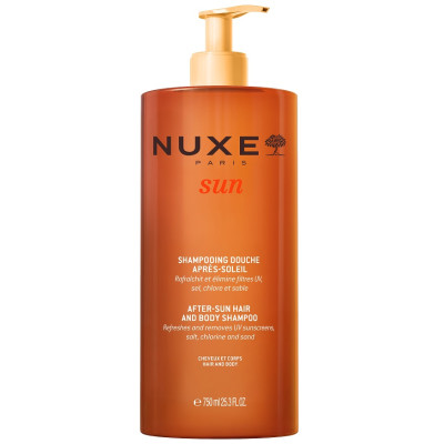NUXE SUN After-sun Hair & Body shampoo шампоан за коса и тяло за след слънце за всеки тип кожа 750 мл