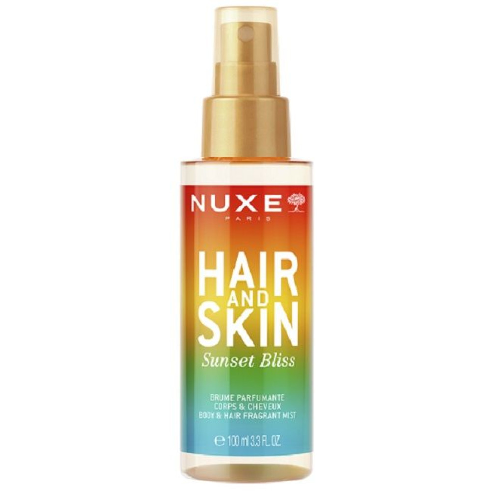 NUXE HAIR AND SKIN Sunset Bliss парфюмен мист за коса и тяло за жени /кокос, гардения, ванилия/ 100 мл - Грижа за тялото