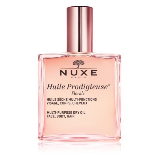 NUXE HUILE PRODIGIEUSE FLORALE мултифункционално сухо масло за лице коса и тяло с флорален аромат за всеки тип кожа 50 мл