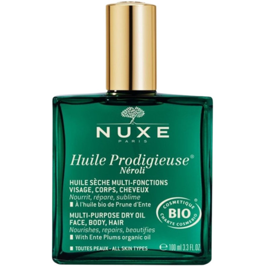 NUXE HUILE PRODIGIEUSE Neroli мултифункционално сухо масло с нероли за лице коса и тяло за всеки тип кожа 100 мл