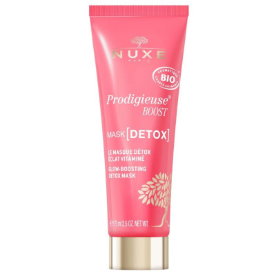 NUXE PRODIGIEUSE BOOST Mask Detox озаряваща детокс маска за лице 75 мл