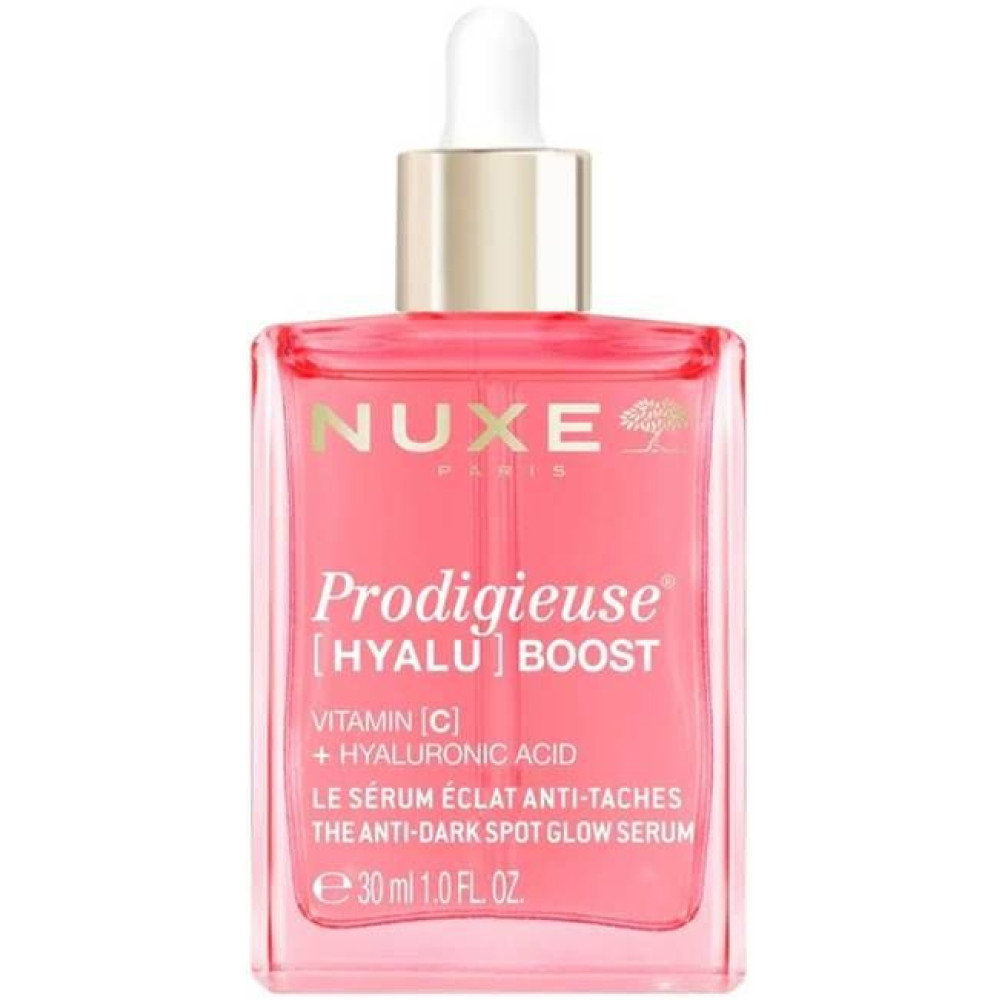 NUXE PRODIGIEUSE HYALU BOOST The Anti-Dark Glow Serum озаряващ серум за лице против тъмни петна 30 мл