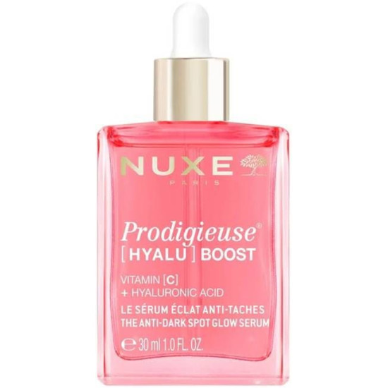 NUXE PRODIGIEUSE HYALU BOOST The Anti-Dark Glow Serum озаряващ серум за лице против тъмни петна 30 мл