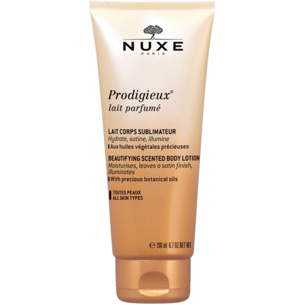 NUXE PRODIGIEUX Lait Parfume разкрасяващ ароматизиран лосион за тяло за всеки тип кожа 200 мл