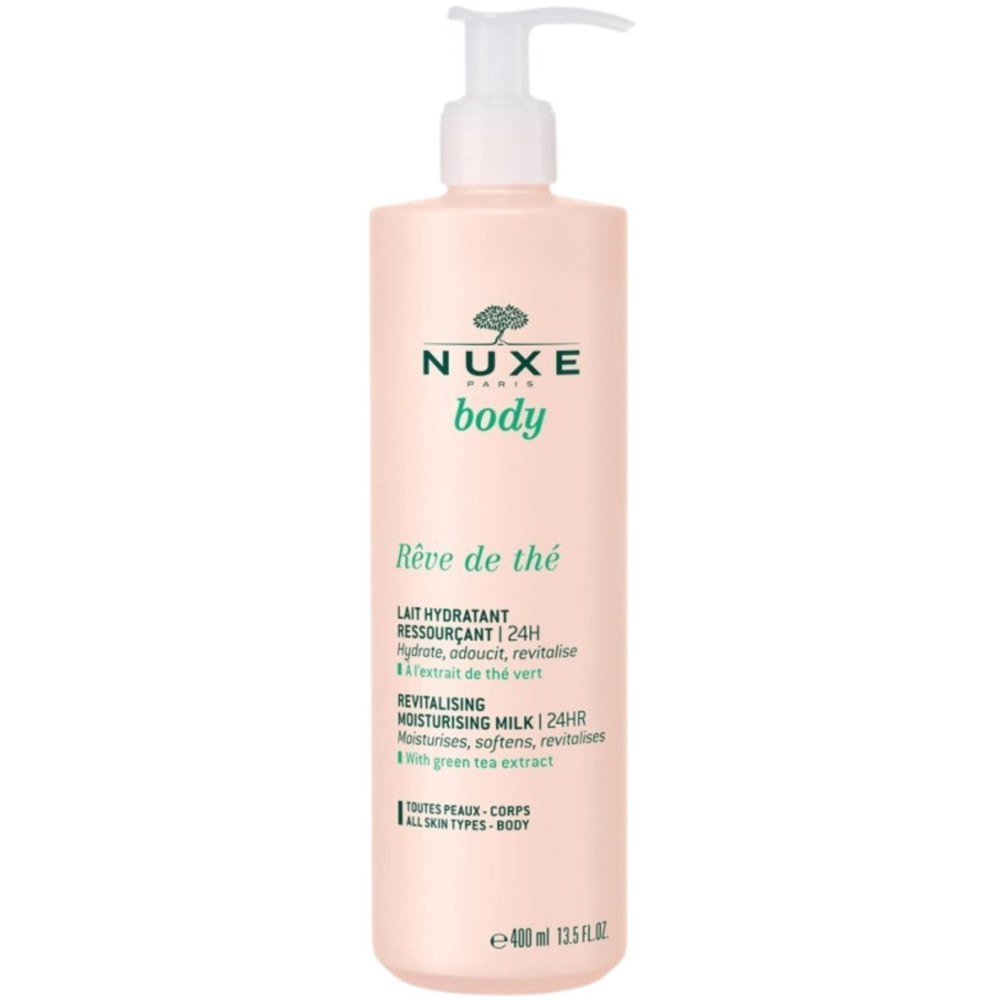 Nuxe Body Reve de the Ревитализиращо хидратиращо мляко за тяло 400 мл - Козметика за Тяло Nuxe Body Reve de the Ревитализиращо хидратиращо мляко за тяло 400 мл - Козметика за Тяло