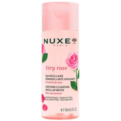 NUXE VERY ROSE 3 in 1 Soothing Micellar Water успокояваща мицеларна вода за всеки тип кожа 100 мл