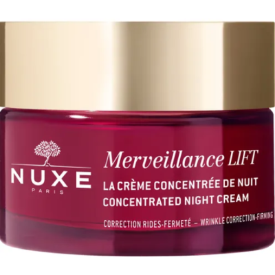 NUXE MERVEILLANCE LIFT Concentrated Night Cream регенериращ нощен крем за лице против бръчки за всеки тип кожа 50 мл
