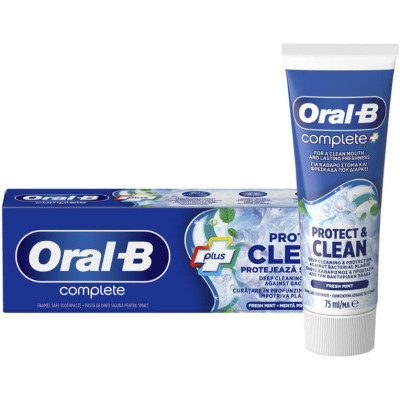 ОРАЛ В COMPLETE PROTECT & CLEAN паста за зъби 75 мл
