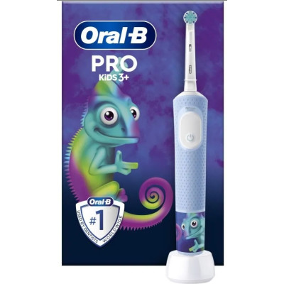 ОРАЛ B PRO KIDS 3+ CHAMELEON детска електрическа четка за зъби /влакна с променящ се цвят/
