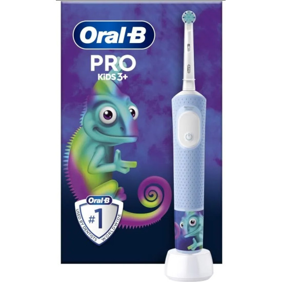 ОРАЛ B PRO KIDS 3+ CHAMELEON детска електрическа четка за зъби /влакна с променящ се цвят/