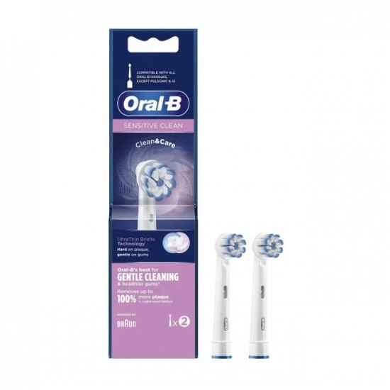 ОРАЛ В комплект накрайници SENSITIVE CLEAN х 2 бр