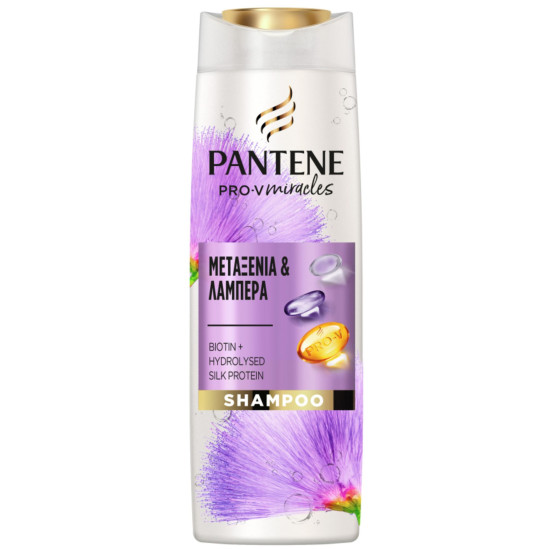 PANTENE PRO V MIRACLES SILKY & GLOWING шампоан за суха коса 300 мл