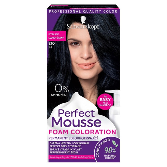 PERFECT MOUSSE боя за коса 210 ЛЕДЕНО ЧЕРЕН