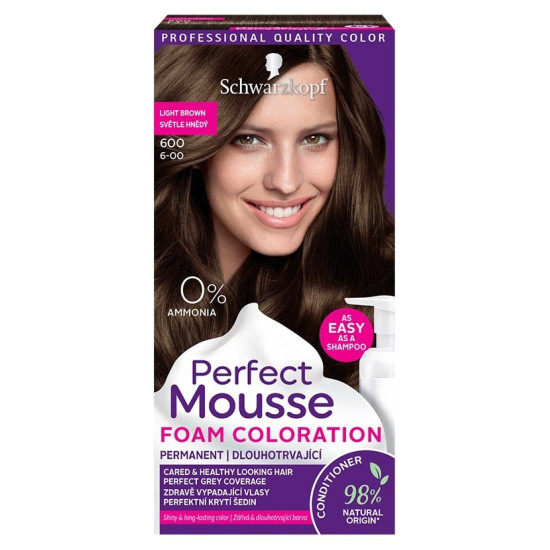 PERFECT MOUSSE боя за коса 600 СВЕТЛО КАФЯВ