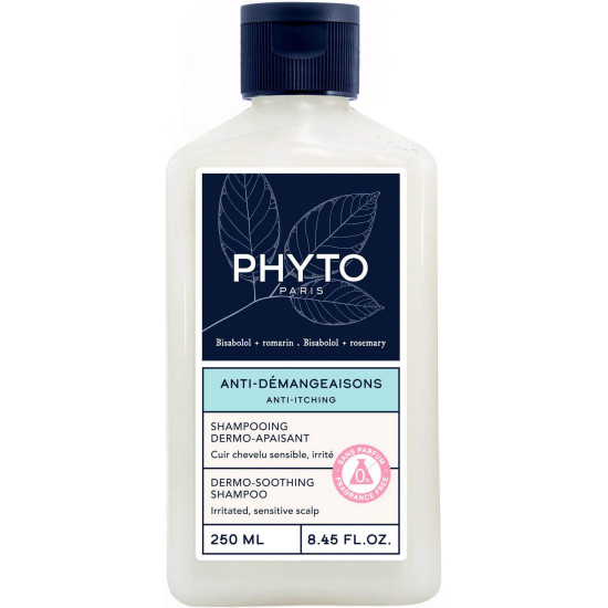PHYTO SCALP SOLUTION ANTI-ITCHING успокояващ шампоан против сърбеж за чувствителен скалп 250 мл