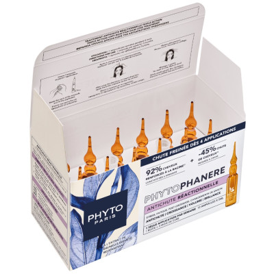 PHYTO PHYTOPHANERE терапия против реактивен косопад при жени ампули 5 мл х 12 бр