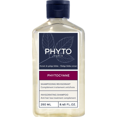 PHYTO PHYTOCYANE INVIGORATING SHAMPOO укрепващ шампоан против косопад за жени 250 мл