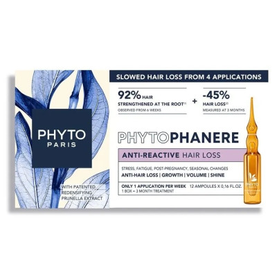 PHYTO PHYTOPHANERE терапия против реактивен косопад при жени ампули 5 мл х 12 бр