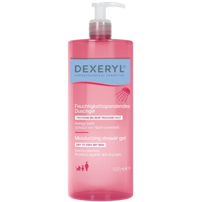 DEXERYL Moisturizing shower gel хидратиращ душ гел за лице и тяло за суха, много суха и атопична кожа 500 мл