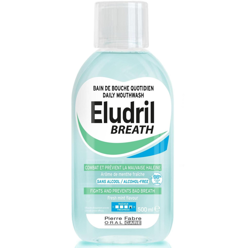 ELUDRIL BREATH ежедневна вода за уста 500 мл ПРОМО - Орална хигиена