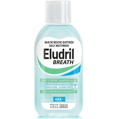 ELUDRIL BREATH ежедневна вода за уста 500 мл ПРОМО