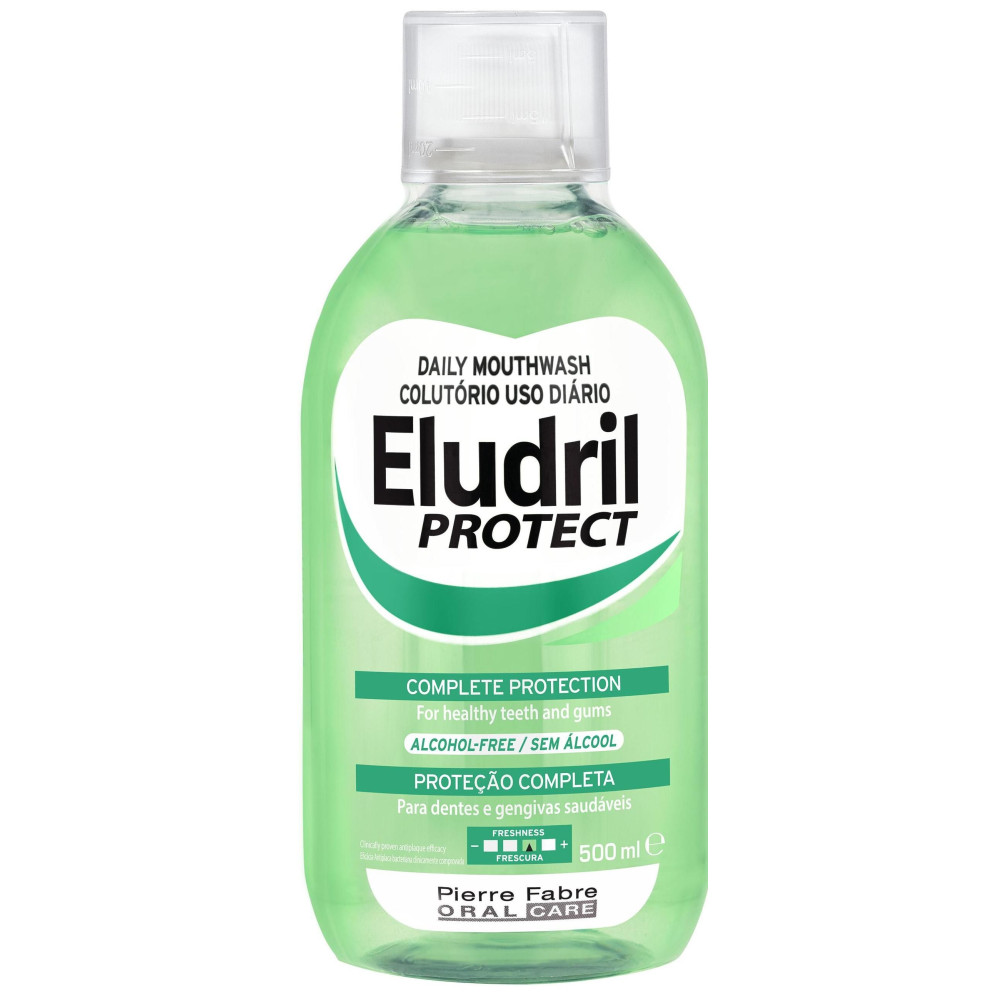 Eludril Intense Ежедневна вода за уста с антиплаков ефект x500 мл - Вода за уста
