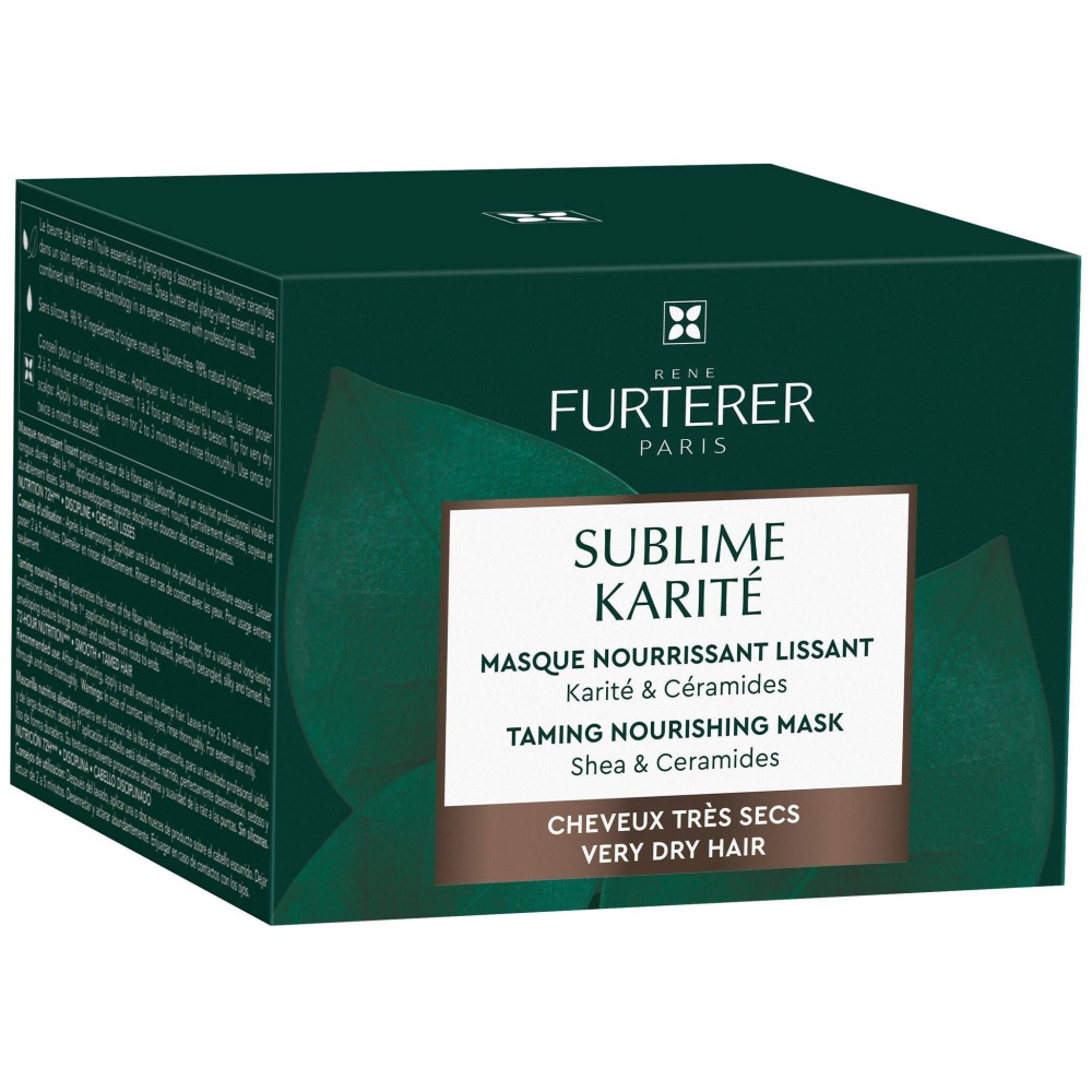 RENE FURTERER SUBLIME KARITE Taming Nourishing Mask подхранваща изглаждаща маска за суха коса 200 мл - Грижа за косата