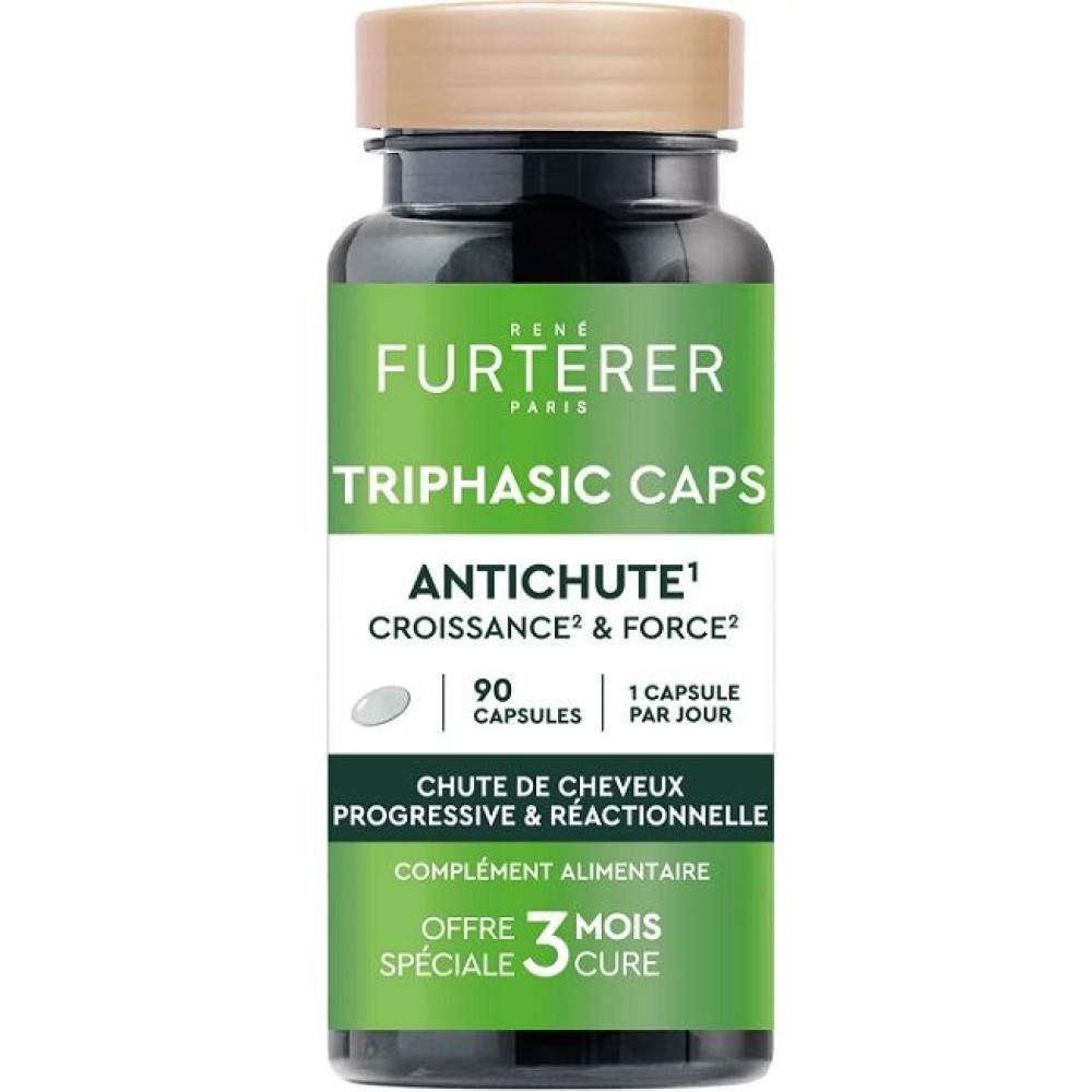 RENE FURTERER TRIPHASIC CAPS капс ПРОТИВ КОСОПАД х 90 бр - Витамини, минерали и антиоксиданти
