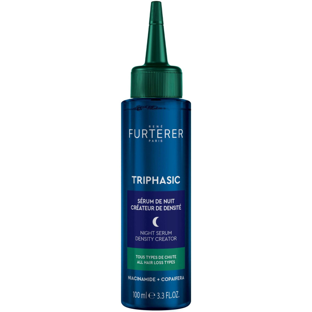 RENE FURTERER TRIPHASIC NIGHT SERUM нощен серум за плътност на косата против косопад (+223 нови косъма всяка нощ) 100 мл - Грижа за косата
