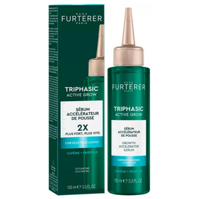 RENE FURTERER TRIPHASIC ACTIVE GROW серум за стимулиране растежа на косата против косопад за силна дълга коса 100 мл