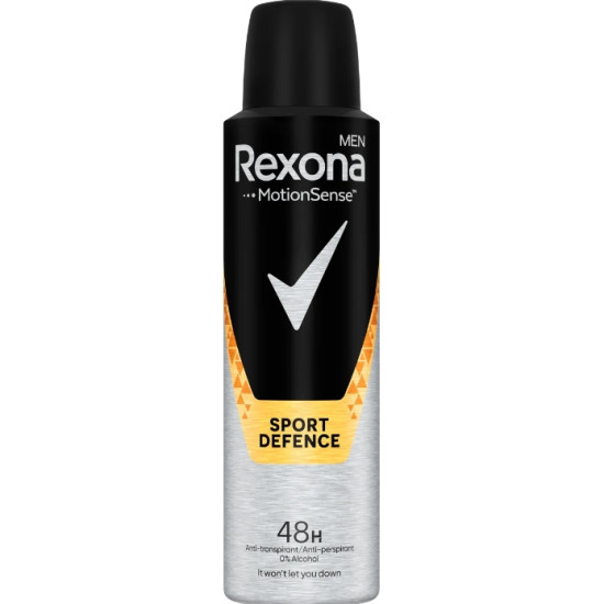 REXONA MEN MOTION SENSE SPORT DEFENCE 48H део спрей против изпотяване за мъже 150 мл