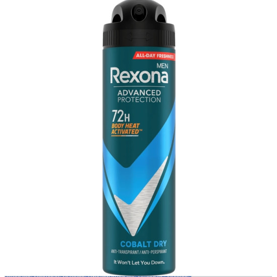 REXONA MEN ADVANCED PROTECTION COBALT DRY 72H део спрей за мъже 150 мл