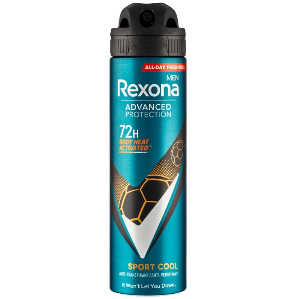 РЕКСОНА MEN ADVANCED PROTECTION SPORT COOL 72H део спрей против изпотяване за мъже 150 мл - Грижа за тялото РЕКСОНА MEN ADVANCED PROTECTION SPORT COOL 72H део спрей против изпотяване за мъже 150 мл - Грижа за тялото